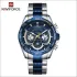 NAVIFORCE NF9185 Men's Watch Luxury Brand Business Casual Quartz Wrist watches Men Waterproof Clock